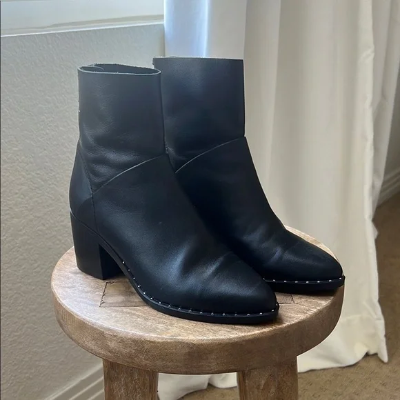 Treasure & Bond Farrah Black Studded Booties - Picture 4 of 6